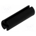 FIX-LEDH-15; Spacer sleeve; LED; Øout: 4.5mm; ØLED: 3mm; L: 15mm; black; UL94V-2; FIX&FASTEN