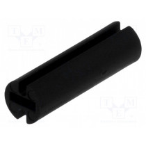 FIX-LEDH-15; Spacer sleeve; LED; Øout: 4.5mm; ØLED: 3mm; L: 15mm; black; UL94V-2; FIX&FASTEN
