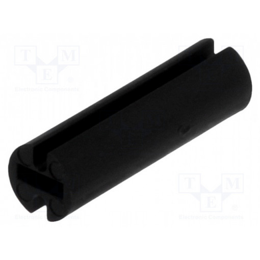 FIX-LEDH-15; Spacer sleeve; LED; Øout: 4.5mm; ØLED: 3mm; L: 15mm; black; UL94V-2; FIX&FASTEN