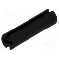 FIX-LEDH-17; Spacer sleeve; LED; Øout: 4.5mm; ØLED: 3mm; L: 17mm; black; UL94V-2; FIX&FASTEN FIX-LEDH-17; Spacer sleeve; LED; Øout: 4.5mm; ØLED: 3mm; L: 17mm; black; UL94V-2; FIX&FASTEN