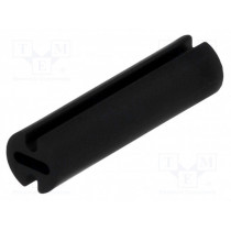 FIX-LEDH-17; Spacer sleeve; LED; Øout: 4.5mm; ØLED: 3mm; L: 17mm; black; UL94V-2; FIX&FASTEN