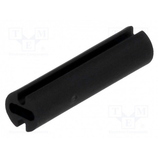 FIX-LEDH-18; Spacer sleeve; LED; Øout: 4.5mm; ØLED: 3mm; L: 18mm; black; UL94V-2; FIX&FASTEN
