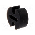 FIX-LEDH-2; Spacer sleeve; LED; Øout: 4.5mm; ØLED: 3mm; L: 2mm; black; UL94V-2; FIX&FASTEN FIX-LEDH-2; Spacer sleeve; LED; Øout: 4.5mm; ØLED: 3mm; L: 2mm; black; UL94V-2; FIX&FASTEN