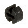 FIX-LEDH-2.5; Spacer sleeve; LED; Øout: 4.5mm; ØLED: 3mm; L: 2.5mm; black; UL94V-2; FIX&FASTEN FIX-LEDH-2.5; Spacer sleeve; LED; Øout: 4.5mm; ØLED: 3mm; L: 2.5mm; black; UL94V-2; FIX&FASTEN