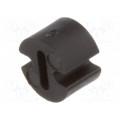 FIX-LEDH-3; Spacer sleeve; LED; Øout: 4.5mm; ØLED: 3mm; L: 3mm; black; UL94V-2; FIX&FASTEN FIX-LEDH-3; Spacer sleeve; LED; Øout: 4.5mm; ØLED: 3mm; L: 3mm; black; UL94V-2; FIX&FASTEN
