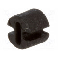 FIX-LEDH-3.5; Spacer sleeve; LED; Øout: 4.5mm; ØLED: 3mm; L: 3.5mm; black; UL94V-2; FIX&FASTEN FIX-LEDH-3.5; Spacer sleeve; LED; Øout: 4.5mm; ØLED: 3mm; L: 3.5mm; black; UL94V-2; FIX&FASTEN