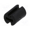 FIX-LEDH-6; Spacer sleeve; LED; Øout: 4.5mm; ØLED: 3mm; L: 6mm; black; UL94V-2; FIX&FASTEN FIX-LEDH-6; Spacer sleeve; LED; Øout: 4.5mm; ØLED: 3mm; L: 6mm; black; UL94V-2; FIX&FASTEN