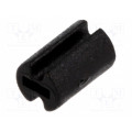 FIX-LEDH-7; Spacer sleeve; LED; Øout: 4.5mm; ØLED: 3mm; L: 7mm; black; UL94V-2; FIX&FASTEN FIX-LEDH-7; Spacer sleeve; LED; Øout: 4.5mm; ØLED: 3mm; L: 7mm; black; UL94V-2; FIX&FASTEN