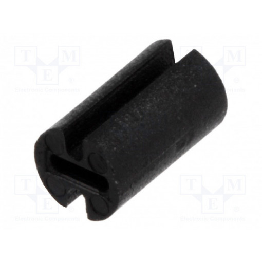 FIX-LEDH-7.5; Spacer sleeve; LED; Øout: 4.5mm; ØLED: 3mm; L: 7.5mm; black; UL94V-2; FIX&FASTEN