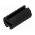 FIX-LEDH-8; Spacer sleeve; LED; Øout: 4.5mm; ØLED: 3mm; L: 8mm; black; UL94V-2; FIX&FASTEN FIX-LEDH-8; Spacer sleeve; LED; Øout: 4.5mm; ØLED: 3mm; L: 8mm; black; UL94V-2; FIX&FASTEN