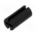FIX-LEDH-9; Spacer sleeve; LED; Øout: 4.5mm; ØLED: 3mm; L: 9mm; black; UL94V-2; FIX&FASTEN FIX-LEDH-9; Spacer sleeve; LED; Øout: 4.5mm; ØLED: 3mm; L: 9mm; black; UL94V-2; FIX&FASTEN