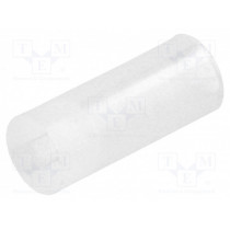 FIX-LEDS-10; Spacer sleeve; LED; Øout: 4mm; ØLED: 3mm; L: 10mm; natural; UL94V-2; FIX&FASTEN