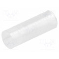 FIX-LEDS-11.5; Spacer sleeve; LED; Øout: 4mm; ØLED: 3mm; L: 11.5mm; natural; UL94V-2; FIX&FASTEN FIX-LEDS-11.5; Spacer sleeve; LED; Øout: 4mm; ØLED: 3mm; L: 11.5mm; natural; UL94V-2; FIX&FASTEN