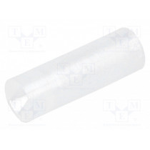 FIX-LEDS-12; Spacer sleeve; LED; Øout: 4mm; ØLED: 3mm; L: 12mm; natural; UL94V-2; FIX&FASTEN