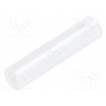 FIX-LEDS-18; Spacer sleeve; LED; Øout: 4mm; ØLED: 3mm; L: 18mm; natural; UL94V-2; FIX&FASTEN