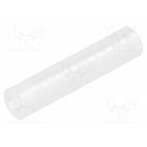 FIX-LEDS-18.5; Spacer sleeve; LED; Øout: 4mm; ØLED: 3mm; L: 18.5mm; natural; UL94V-2; FIX&FASTEN