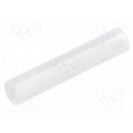FIX-LEDS-21; Spacer sleeve; LED; Øout: 4mm; ØLED: 3mm; L: 21mm; natural; UL94V-2; FIX&FASTEN