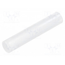FIX-LEDS-22; Spacer sleeve; LED; Øout: 4mm; ØLED: 3mm; L: 22mm; natural; UL94V-2; FIX&FASTEN
