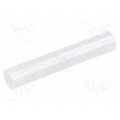 FIX-LEDS-23; Spacer sleeve; LED; Øout: 4mm; ØLED: 3mm; L: 23mm; natural; UL94V-2; FIX&FASTEN
