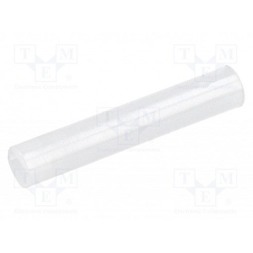FIX-LEDS-23; Spacer sleeve; LED; Øout: 4mm; ØLED: 3mm; L: 23mm; natural; UL94V-2; FIX&FASTEN