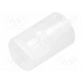 FIX-LEDS-6; Spacer sleeve; LED; Øout: 4mm; ØLED: 3mm; L: 6mm; natural; UL94V-2; FIX&FASTEN