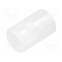 FIX-LEDS-6; Spacer sleeve; LED; Øout: 4mm; ØLED: 3mm; L: 6mm; natural; UL94V-2; FIX&FASTEN