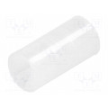 FIX-LEDS-8; Spacer sleeve; LED; Øout: 4mm; ØLED: 3mm; L: 8mm; natural; UL94V-2; FIX&FASTEN