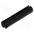 FIX-LEDT-23.5; Spacer sleeve; LED; Øout: 5mm; ØLED: 5mm; L: 23.5mm; black; UL94V-2; FIX&FASTEN
