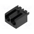 FIX-LEK-316; LED housing; 3mm; polyamide; angular; black; UL94V-2; H: 6mm; FIX&FASTEN FIX-LEK-316; LED housing; 3mm; polyamide; angular; black; UL94V-2; H: 6mm; FIX&FASTEN