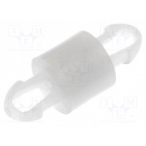 ; PCB distance; polyamide; L: 4mm; latch/latch; Colour: natural; FIX&FASTEN