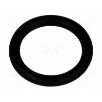 ; O-ring gasket; NBR; Thk: 2mm; Øint: 11mm; black; FIX&FASTEN
