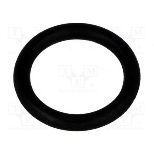; O-ring gasket; NBR; Thk: 2mm; Øint: 11mm; black; FIX&FASTEN