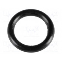 ; O-ring gasket; NBR; Thk: 0.6mm; Øint: 2.75mm; black; FIX&FASTEN