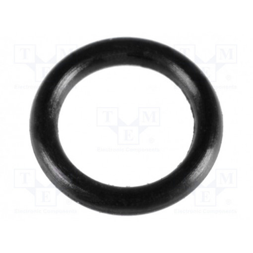 ; O-ring gasket; NBR; Thk: 0.6mm; Øint: 2.75mm; black; FIX&FASTEN