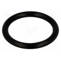 ; O-ring gasket; NBR; Thk: 3mm; Øint: 21.3mm; black; FIX&FASTEN
