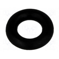 ; O-ring gasket; NBR; Thk: 1.78mm; Øint: 3.6mm; black; FIX&FASTEN
