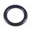 ; O-ring gasket; NBR; Thk: 1mm; Øint: 5mm; black; FIX&FASTEN ; O-ring gasket; NBR; Thk: 1mm; Øint: 5mm; black; FIX&FASTEN