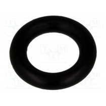 ; O-ring gasket; NBR; Thk: 1.9mm; Øint: 5.8mm; black; FIX&FASTEN
