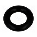 ; O-ring gasket; NBR; Thk: 2.6mm; Øint: 6mm; black; FIX&FASTEN ; O-ring gasket; NBR; Thk: 2.6mm; Øint: 6mm; black; FIX&FASTEN