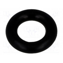 ; O-ring gasket; NBR; Thk: 2.6mm; Øint: 6mm; black; FIX&FASTEN