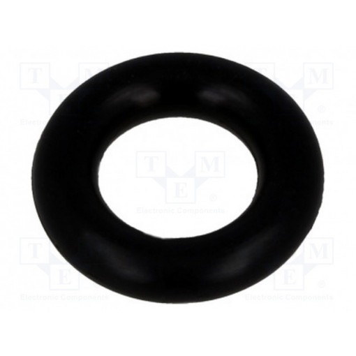 ; O-ring gasket; NBR; Thk: 2.6mm; Øint: 6mm; black; FIX&FASTEN
