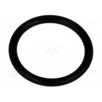 ; O-ring gasket; NBR; Thk: 1mm; Øint: 7.9mm; black; FIX&FASTEN