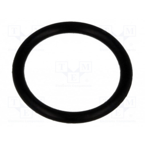 ; O-ring gasket; NBR; Thk: 1mm; Øint: 7.9mm; black; FIX&FASTEN
