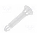 ; Assembly stud; polyamide; L: 20mm; snap fastener; Colour: natural; FIX&FASTEN