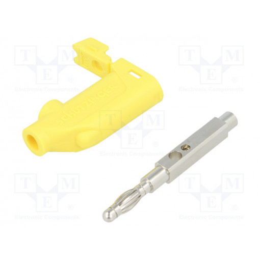 FK 20 S NI/2.5/GE; Plug; 4mm banana; 32A; 70VDC; Max.wire diam: 4mm; 3mΩ; SCHÜTZINGER