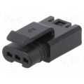 FLH-S21-00; Plug; Connector: wire-wire; FLH; PIN: 2; female; Type: w/o contacts; AMPHENOL