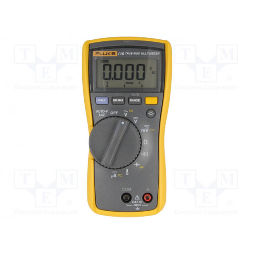 FLUKE 116; Digital multimeter; LCD 3,75 digit (6000); I DC: 0,1u÷600uA; FLUKE FLUKE 116; Digital multimeter; LCD 3,75 digit (6000); I DC: 0,1u÷600uA; FLUKE