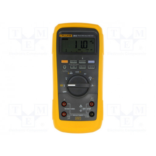 FLUKE 28-II; Digital multimeter; LCD (6000),with a backlit; True RMS; IP67; FLUKE