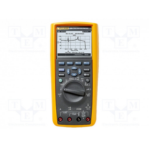 FLUKE 289; Digital multimeter; Bargraph: 51segm; Temp: -200÷1350°C; 0.01÷50S; FLUKE