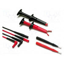 FLUKE TL223; Test acces: kit; Wire insul.mat: silicone; red and black; FLUKE